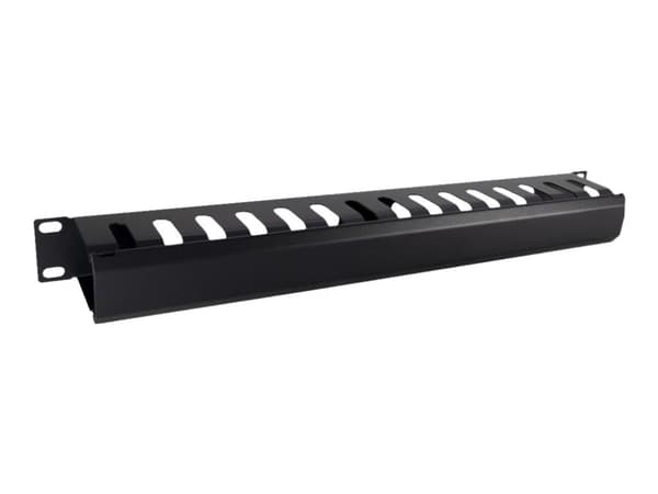 Inter-Tech 88887276, Kaapelikouru, Musta, 1U, 72 mm, 483 mm, 44,5 mm