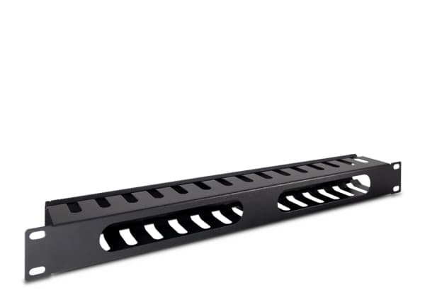Inter-Tech 88887276, Kaapelikouru, Musta, 1U, 72 mm, 483 mm, 44,5 mm