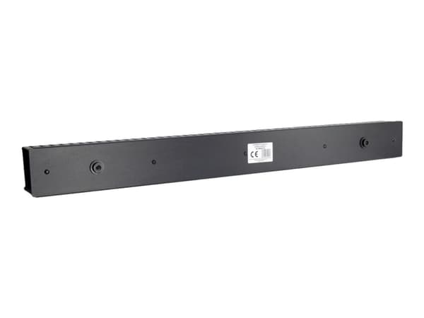 Inter-Tech - Styrekanal for rackkabel - svart, RAL 9005 - 19" (en pakke 2)