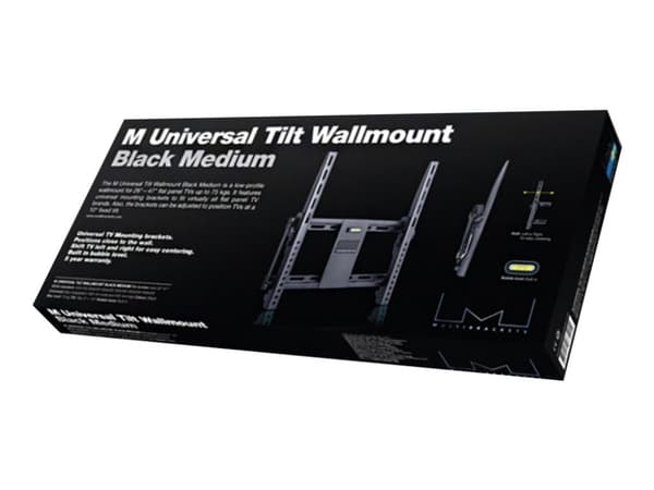 Multibrackets 4029, 139,7 cm (55"), 190,5 cm (75"), 200 x 100 mm, 800 x 400 mm, 0 - 10°, Musta