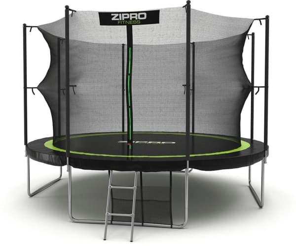 Zipro Trampolin med nät och stege Ø374cm + väska för skor
