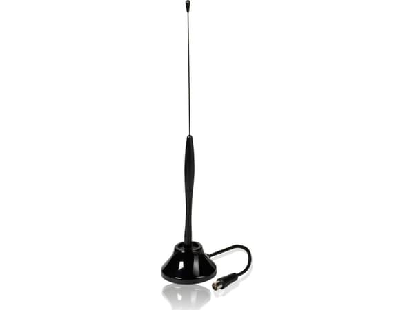 Vivanco TVA 2020, Innendørs, Sort, 1,2 m, DVB-T,DVB-T2, DAB,DAB+,FM, 5000 m