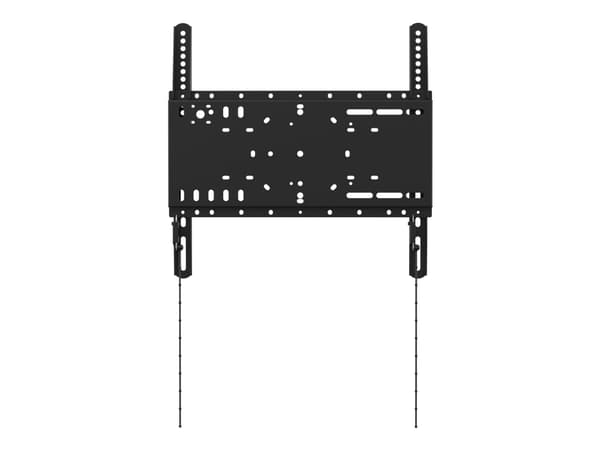 Vision VFM-W4X4 - Heavy Duty - konsol - för mediaspelare/LCD-skärm - kallvalsat stål - svart - skärmstorlek: 37"-70" - väggmonterbar