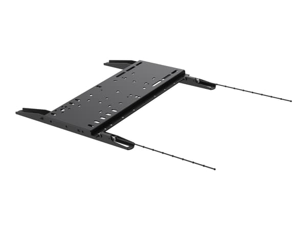 Vision VFM-W4X4 - Heavy Duty - konsol - för mediaspelare/LCD-skärm - kallvalsat stål - svart - skärmstorlek: 37"-70" - väggmonterbar