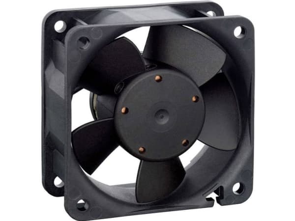 EBM Papst 614NN Aksial ventilator 24 V/DC 40 m³/h (L x B x H) 60 x 60 x 25 mm Sort
