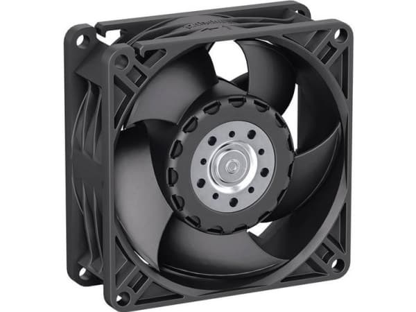 EBM Papst 8312NN Aksial ventilator 12 V/DC 56 m³/h (L x B x H) 80 x 80 x 32 mm Sort