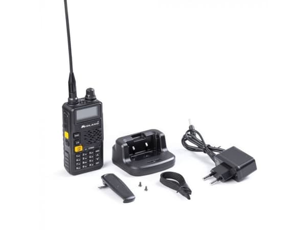 Midland CT590 S, Profesjonell mobilradio (PMR), 128 kanaler, VHF 144 - 146/ UHF 430 - 440, LCD, 2-pin Kenwood, Built-in
