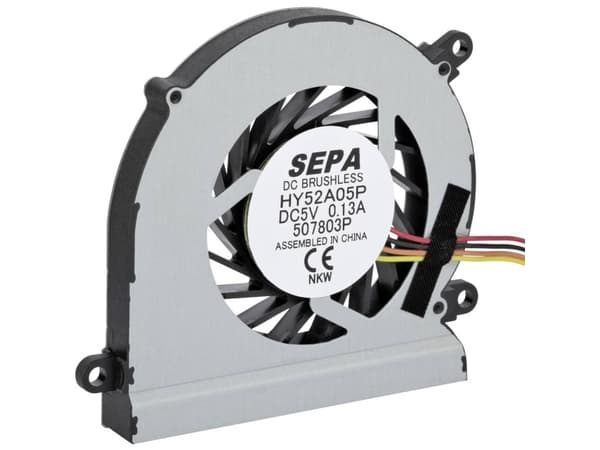 SEPA HY52A05PSE25AP00 Aksial ventilator 5 V/DC 4.5 m³/h (L x B x H) 52 x 52 x 8 mm