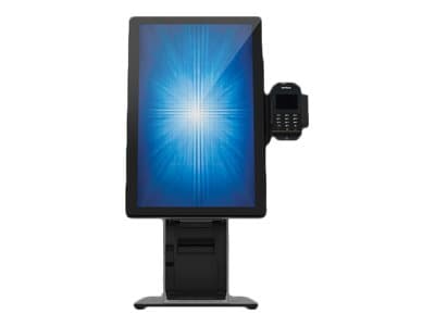 Elo Slim Self-Service - Monteringskomponent (sockel) - svart - golvstående - för Elo 1502L, 2002L, 2202L, 2402L, 2702L; I-Series ESY15i2, ESY15i5, ES