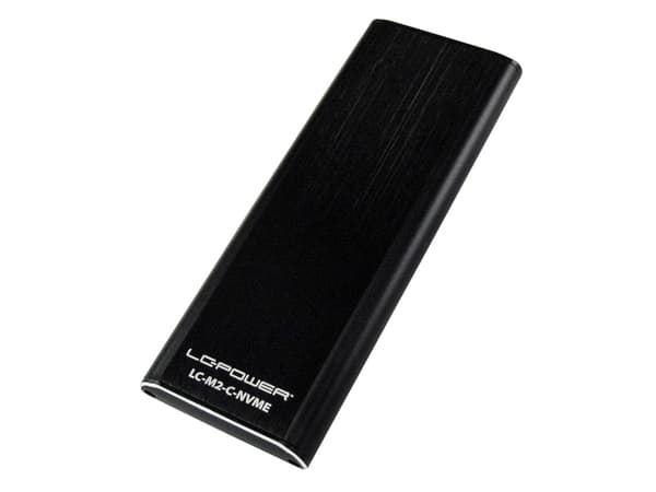 LC Power LC-M2-C-NVME - Förvaringslåda - M.2 NVMe Card Svart