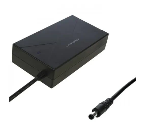 Qoltec - Strømadapter - AC 220-240 V - 150 watt - svart - for HP EliteBook 8740; Omni 27; TouchSmart 610 Sort