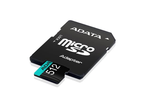 ADATA Premier Pro, 512 GB, MicroSDXC, Luokka 10, 100 MB/s, 80 MB/s, Class 3 (U3)