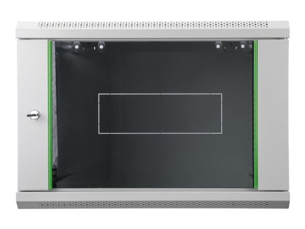 DIGITUS Professional Line DN-19 09-U-EC - Skåp - väggmontering - grå, RAL 7035 - 9U - 19"