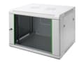 Miniatyrbild 1 av 5: DIGITUS Professional Line DN-19 09-U-EC - Skåp - väggmontering - grå, RAL 7035 - 9U - 19"