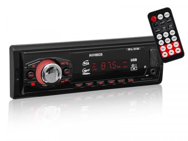 BLOW AVH-8626, bil, FM, 87,5 - 108 Mhz, 25 W, 50 dB, 4 ohm (O)