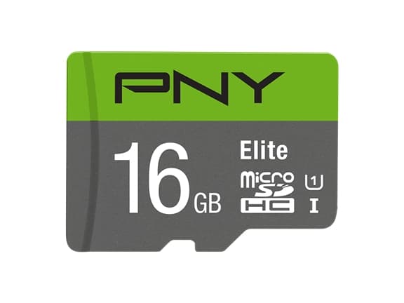 PNY Elite - Flashminnekort (microSDHC til SD-adapter inkludert) - 16 GB - UHS-I U1 / Class10 - microSDHC UHS-I