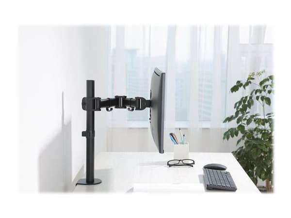 Gearlab - Asennussarja - monitorille - muovi, alumiini, teräs - mattamusta - näytön koko: 13"-27" - työpöytäasennettava