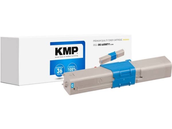 KMP O-T57X, 3000 sider, Cyan, 1 stykker