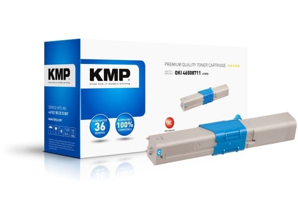 KMP O-T57X, 3000 sider, Cyan, 1 stykker