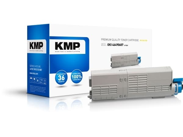 KMP O-T54X, 6000 sider, Cyan, 1 stykker