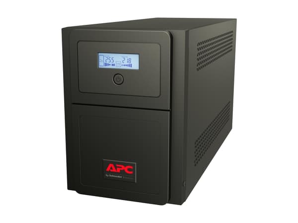 APC Easy UPS SMV SMV1000CAI - UPS - AC 220/230/240 V - 700 watt - 1000 VA - 2 x batteri - 7 Ah - 7 Ah - USB, RS-232 - utgangskontakter: 6 Sort, Grå
