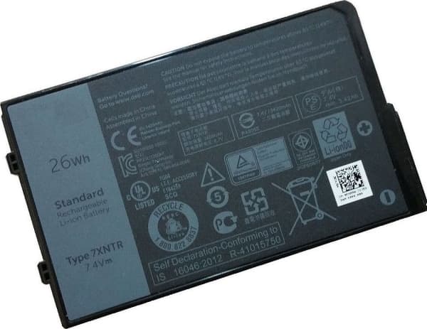 Dell Type 7XNTR - Batteri för bärbar dator - litiumjon - 3420 mAh - 26 Wh