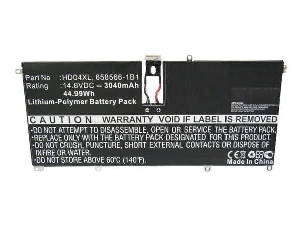 CoreParts - Akut tietokoneen akkuun - Litium-polymeeri - 3040 mAh - 45 Wh - lajitelma - HP ENVY Spectre XT 13; Spectre XT 13 - akkuihin