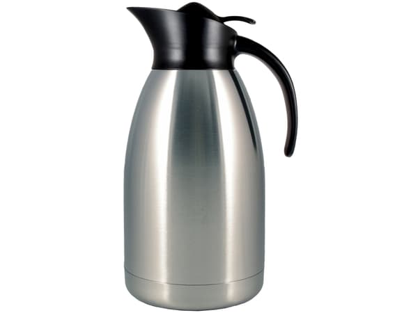 Ståltermoskanna 2,0l Borstad