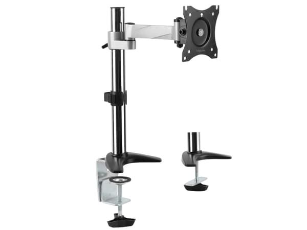 LogiLink BP0075, Festeklemme/gjennomføring, 8 kg, 33 cm (13"), 68,6 cm (27"), 100 x 100 mm, Sort, Rustfritt stål
