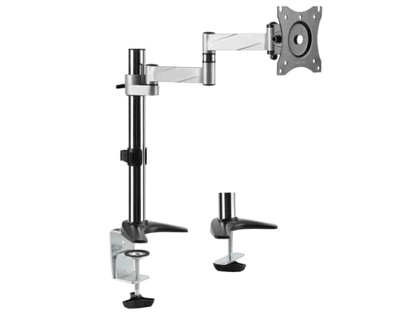 LogiLink BP0076, Klämma/Genomgående skruv, 8 kg, 33 cm (13"), 68,6 cm (27"), 100 x 100 mm, Svart, Rostfritt stål