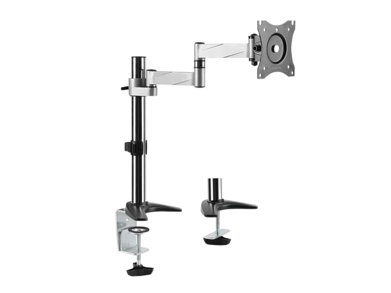 LogiLink BP0076, Klämma/Genomgående skruv, 8 kg, 33 cm (13"), 68,6 cm (27"), 100 x 100 mm, Svart, Rostfritt stål