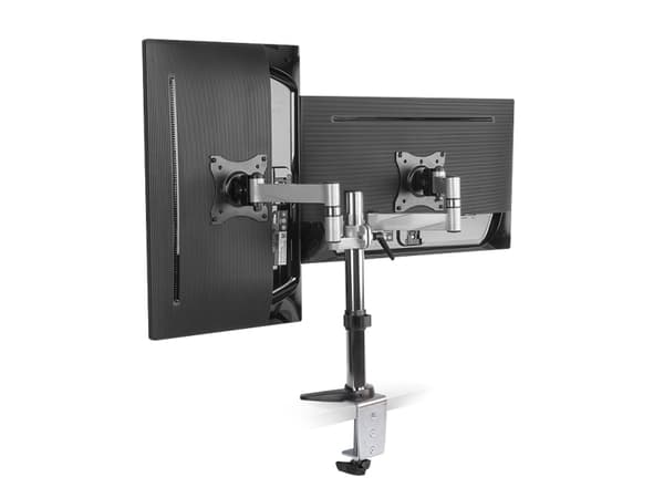 LogiLink BP0077, Gjennomføring, 8 kg, 33 cm (13"), 68,6 cm (27"), 100 x 100 mm, Sort, Rustfritt stål