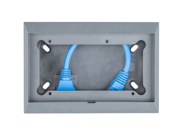 Victron Energy Wall mounted enclosure for 65 x 120 mm GX-panels Holder ASS050300010 130 mm x 88 mm x 40 mm Passer til model (frekvensomformer): Victr