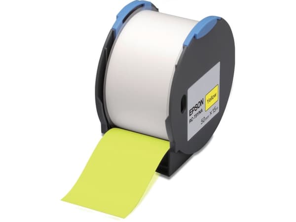 Epson RC-T5YNA - Polyolefin - selv-adhesiv - gul - Rull (5 cm x 15 m) 1 rull(er) plastteip - for LabelWorks Pro100