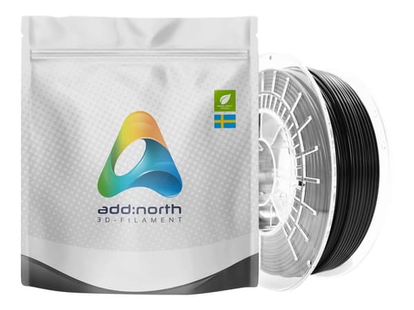 add:north rABS - Svart - 750 g - ABS-filament (3D)