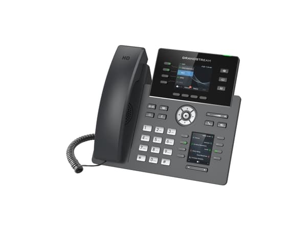 Grandstream GRP2614 - VoIP-telefon med nummerpresentation/samtal väntar - IEEE 802.11a/b/g/n/ac (Wi-Fi) - 3-riktad samtalsförmåg - SIP, RTCP, RTP, SR
