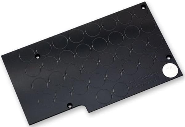EK Water Blocks EK-FC670 GTX Backplate - Black, Svart