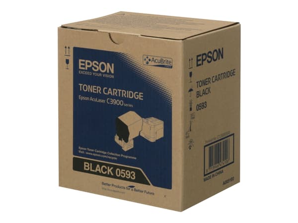 Epson - Høykapasitets - svart - original - tonerpatron - for AcuLaser C3900DN, C3900DTN, C3900N, C3900TN, CX37DN, CX37DNF, CX37DTN, CX37DTNF