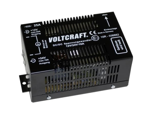 VOLTCRAFT 513076, Innendørs, 12 V, 24 V, AC-til-DC