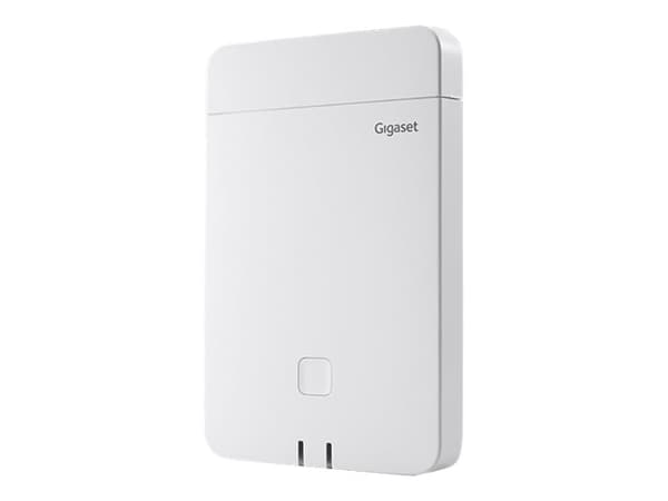 Gigaset N670 IP Pro, 120 kanavaa, HTTPS, SIPS, SRTP, SSL/TLS, S650H, R650H, SL750H, Maxwell C, Ympärisäteilevä, Valkoinen, Muovi Valkoinen