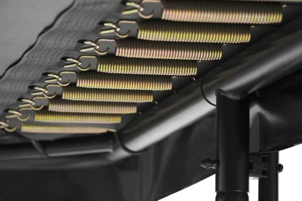 Salta Premium Black Edition, Trampoliini maanpinnan yläpuolella, Suorakulmainen, 150 kg, 5 vuosi/vuosia, Turvaverkko, Musta