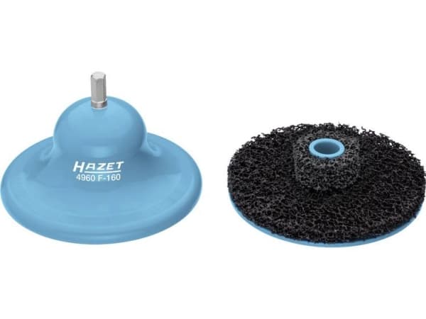 HAZET 4960F-160/2, Slipehjul, Metall, 500 RPM, Sort, Blå, 16 cm, 1 stykker
