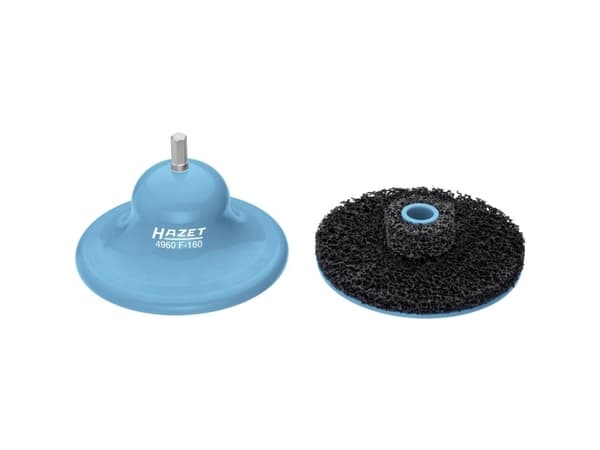 HAZET 4960F-160/2, Slipehjul, Metall, 500 RPM, Sort, Blå, 16 cm, 1 stykker