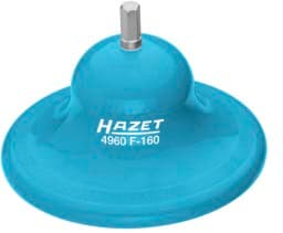 HAZET 4960F-160/2, Slipehjul, Metall, 500 RPM, Sort, Blå, 16 cm, 1 stykker