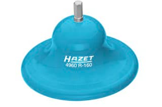 HAZET 4960R-160/4, Sliphjul, Metall, 500 RPM, Svart, Blå, 16 cm, 3 styck