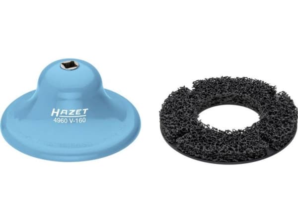 HAZET 4960V-160/2, Sliphjul, Metall, 500 RPM, Svart, Blå, 16 cm, 1 styck