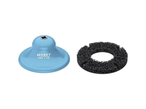 HAZET 4960V-160/2, Sliphjul, Metall, 500 RPM, Svart, Blå, 16 cm, 1 styck
