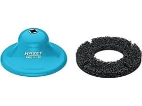 HAZET 4960V-160/2, Sliphjul, Metall, 500 RPM, Svart, Blå, 16 cm, 1 styck