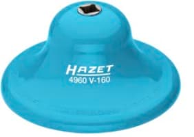 HAZET 4960V-160/2, Sliphjul, Metall, 500 RPM, Svart, Blå, 16 cm, 1 styck