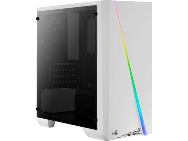 Aerocool Cylon Mini, Mini Tower, PC, Hvit, Micro ATX, Mini-ITX, Stål, Blå, Grønn, Rød